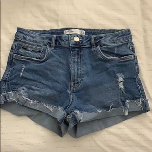 Zara denim shorts